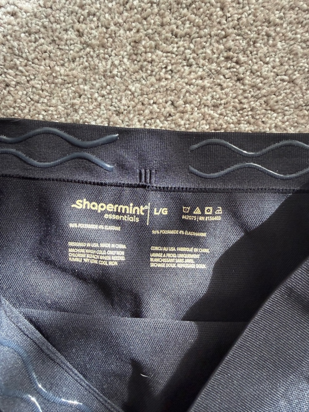 Shapermint Black High-Waist Everyday Shaper L/G